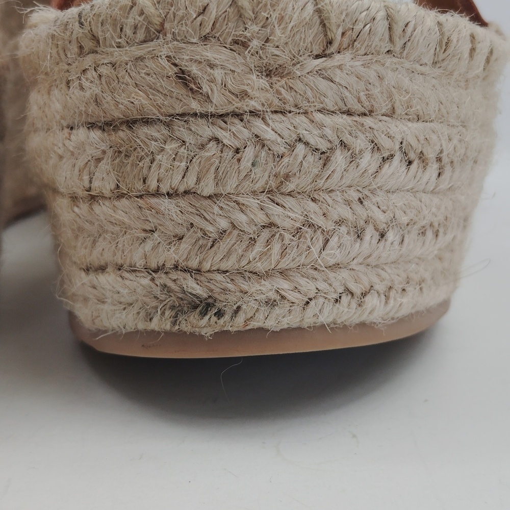 Soludos Minorca Leather Platform Wedge Espadrille Sandal - Picture 6 of 11